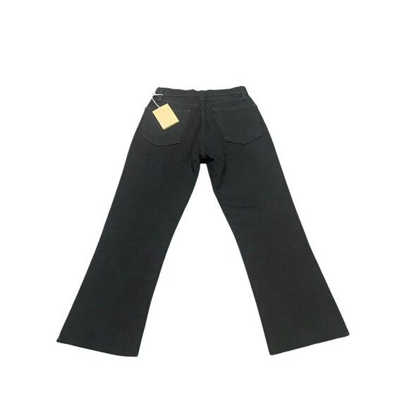 Reformation Jeans Jordi Kick Flare‎ Black Size 23 Mid Rise Crop/Ankle NWT - Picture 3 of 11